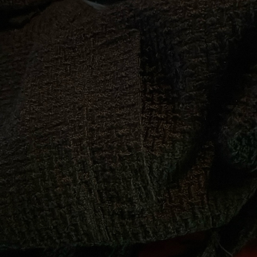 🆕 Calvin Klein Women's Black Basket woven Coat - Picture 16 of 17